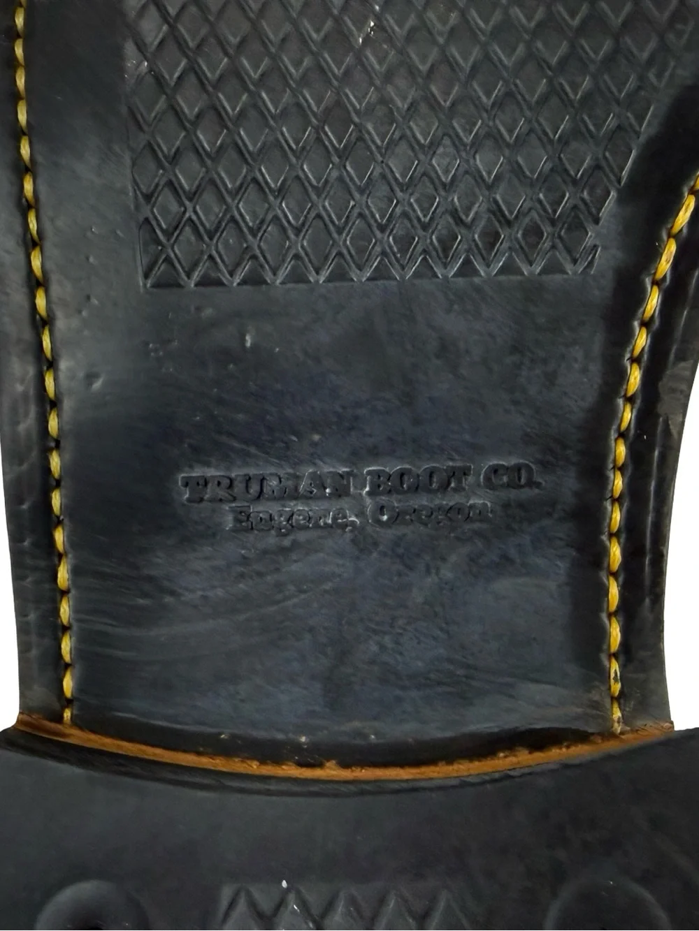 Truman Boot Co Leather Cap Toe Men’s 12 Boot Eugene Sole Excellent